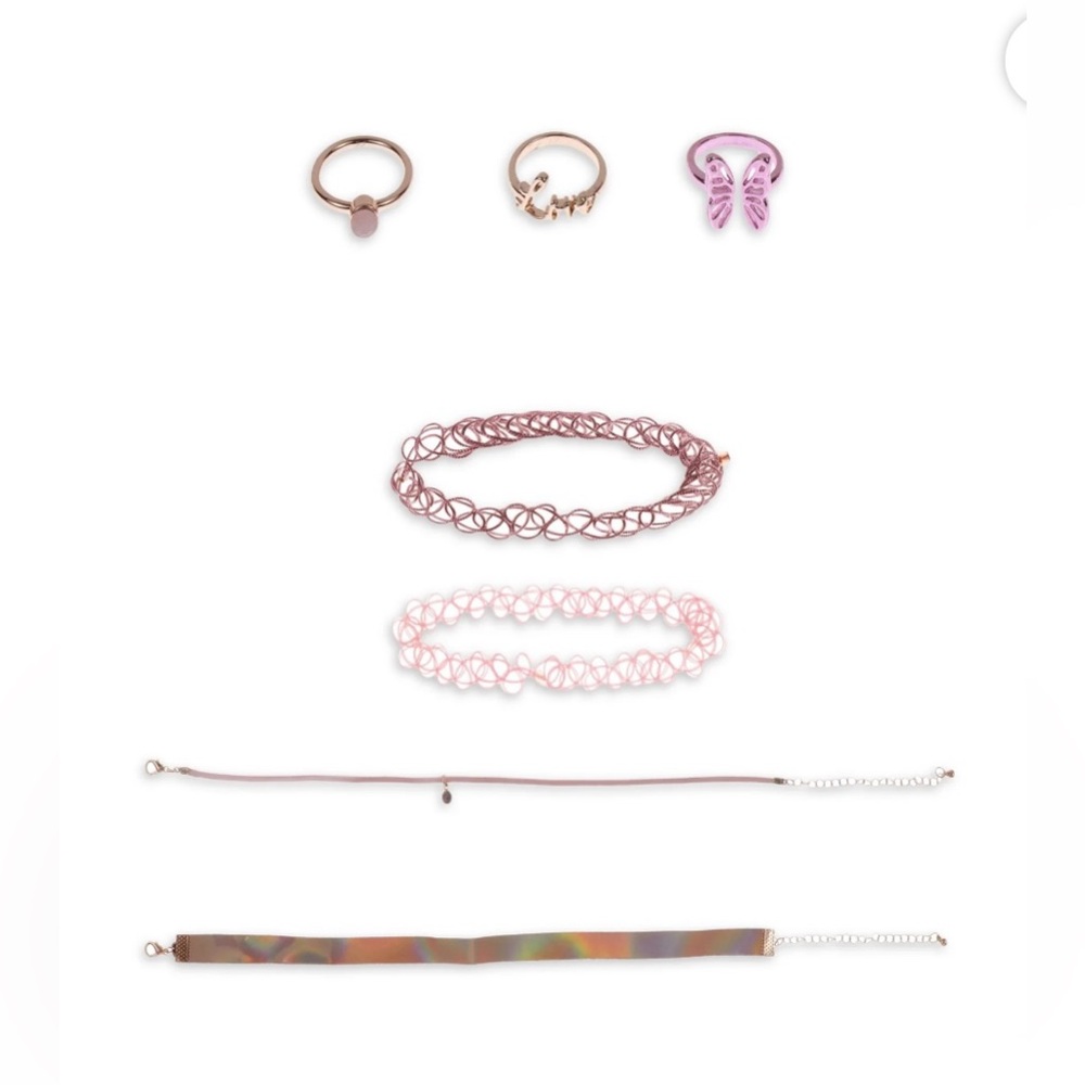 🔴 3/$12 Wonder‎ Nation Girl’s Ring and Choker Set! NEW!